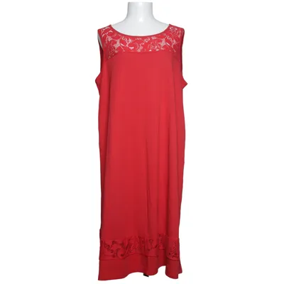 Dress (Red) from Sara Lindholm Cotton, Elastane, Polyester