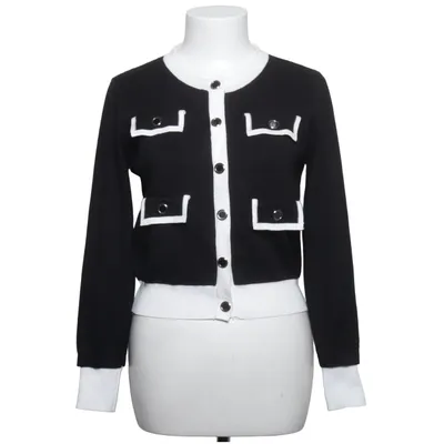 Cardigan (Black, White) from Jasmine Polyester, Viscose