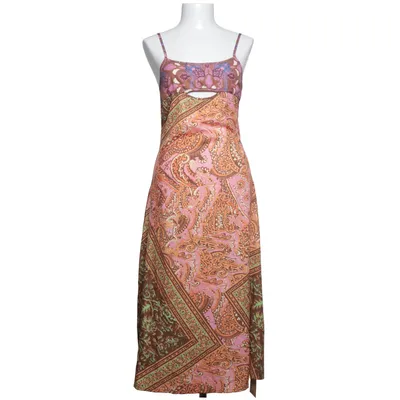 Maxi jurk (Roze, Bruin) van Cider