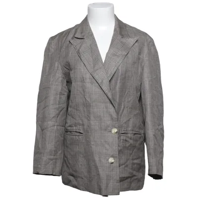 Blazer (Grijs) van Bk Linnen, Polyester, Viscose