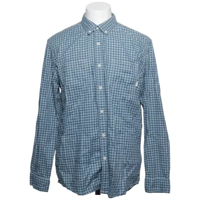 Shirt (Blue, White) from Quiksilver Cotton