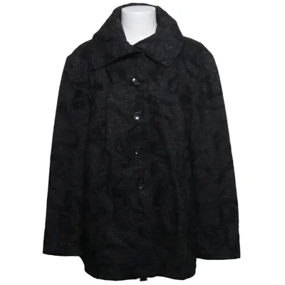 Coat (Gray, Black) from Samoon by Gerry Weber Polyester, Viscose
