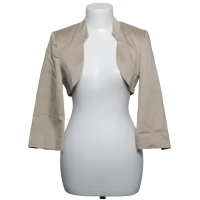 Blazer (Beige) van Comma Katoen, Elastaan