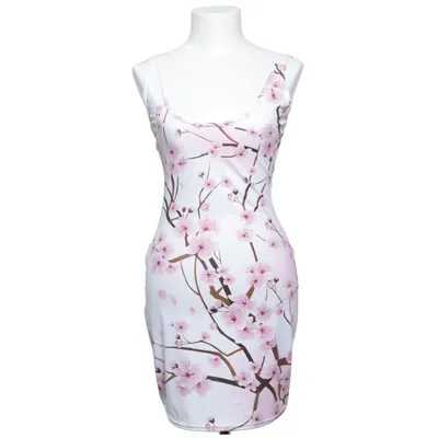 Dress (White, Pink, Brown) from Blackmilk Elastane, Polyester