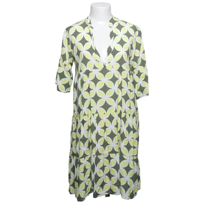 Dress (Green, Yellow, White) from Nostalgia Viscose