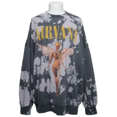 Sweatshirt (Gray, Black, Multicolored) from Divided by H&M Cotton, Elastane, Polyester