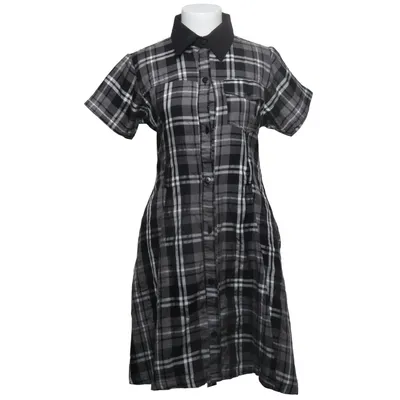 Shirt dress (Black, Gray, White) from Poizen Industries Acrylic, Cotton