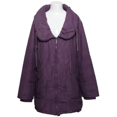 Winterjacke (Lila) von Zhenzi Metallfaser, Polyamid, Polyester