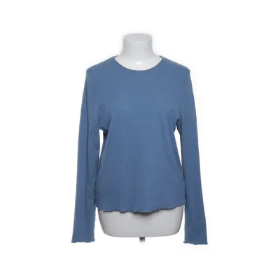 Långärmad t-shirt (Blå) från Lindex Bomull, Elastan