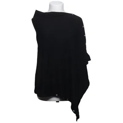 Poncho (Svart) från Cashmere Kashmir, Polyamid, Viskos, Ull