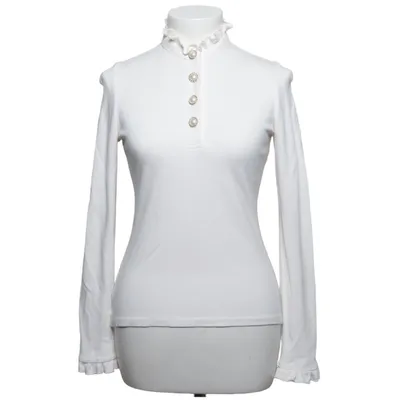 Top (White) from Veronica Virta Elastane, Polyamide, Viscose