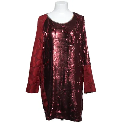 Robe de cocktail (Rouge, Noir) de Menckel Élasthane, Polyester, Viscose