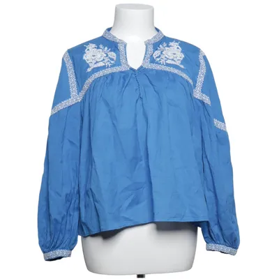 Blus (Blå, Vit) från Zara Polyester