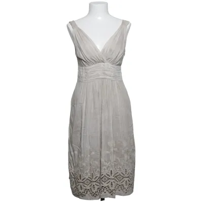 Jurk (Beige) van Ana Alcazar Katoen, Zijde, Viscose