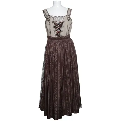Dirndl (Brown, Beige) from Fuchs Trachtenmoden Linen
