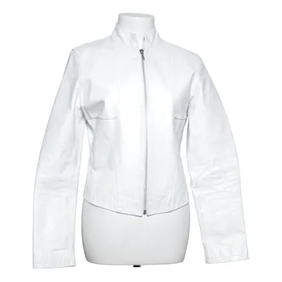 Läderjacka (Vit) från Kaos Skinn, Polyester
