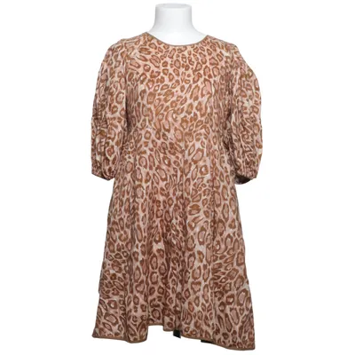 Robe (Marron, Beige) de Zimmermann Coton, Lin