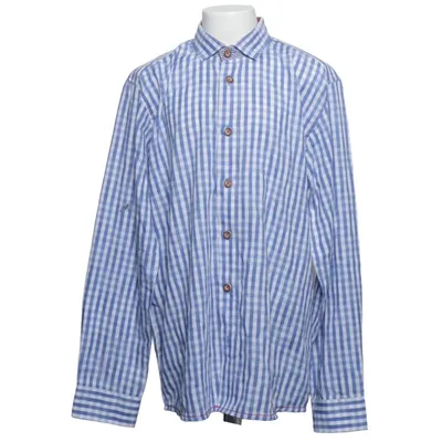 Shirt (Blue, White) from Os Trachten Cotton, Polyester