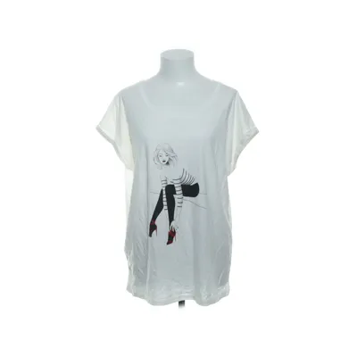 T-shirt (White, Multicolored) from Promod Cotton, Modal