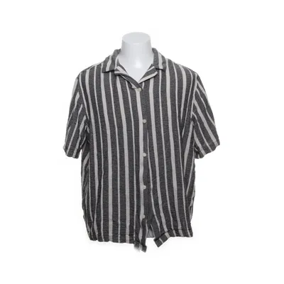 Kortärmad skjorta (Svart, Vit) från H&M Bomull, Polyester, Viskos