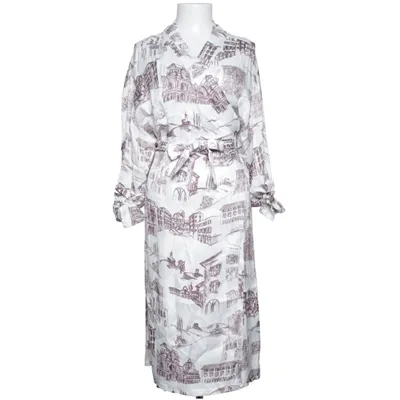 Kimono (White, Brown) from Liviana Conti Viscose