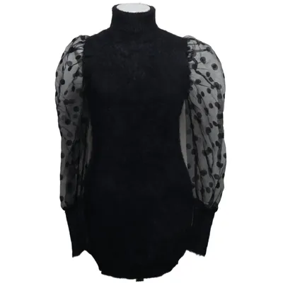 Turtleneck dress (Black) from Jasmine Acrylic, Polyamide