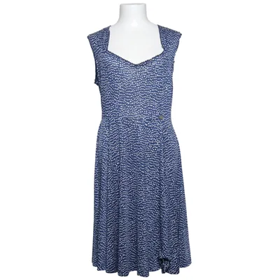 Klänning (Blå, Vit) från Chiara Forthi Elastan, Polyester