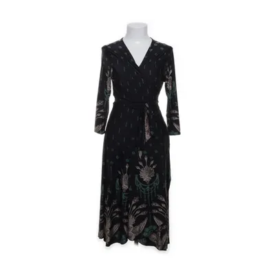 Robe portefeuille (Noir, Multicolore) de Stockholms Klänningsfabrik Élasthane, Polyester