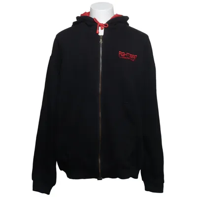 Capuchon sweater (Zwart, Rood) van Fight Gear