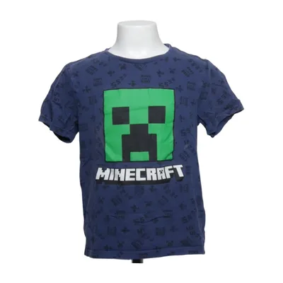 T-shirt (Bleu, Vert, Noir) de Minecraft Coton