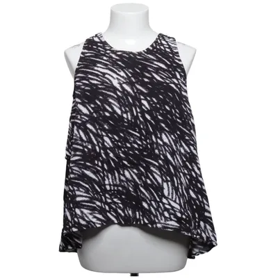 Tank Top (Black, White) from Lord & Taylor Cotton, Linen, Viscose