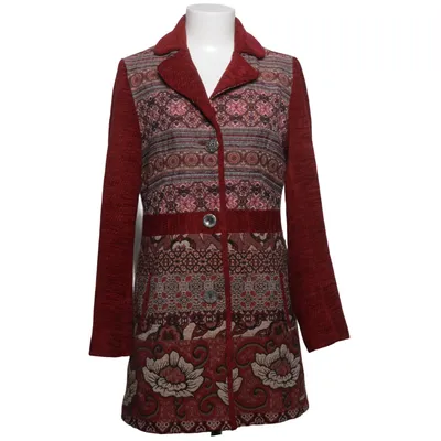 Strickjacke (Rot, Mehrfarbig) von Desigual Acryl, Baumwolle, Polyester, Wolle