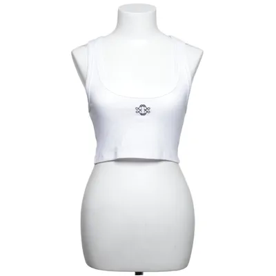 Tanktop (Wit) van Loavies Katoen, Elastaan, Polyester