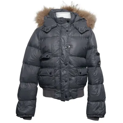 Daunenjacke (Grau) von Eddie Pen Daune, Feder, Polyamid