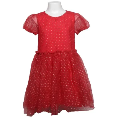 Brudnäbbsklänning (Röd) från Livly Bomull, Nylon