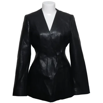 Blazer (Schwarz) von Adoore Baumwolle, Polyester, Polyurethan