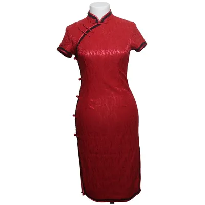 Cheongsam (Rood) van Laogudai