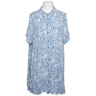 Kleid (Blau, Weiß, Mehrfarbig) von M&S Collection Viskose