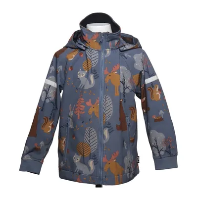 Softshelljacke (Blau, Mehrfarbig) von Fix by Lindex Elasthan, Polyester, Polyurethan