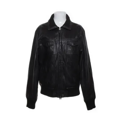Læderjakke (Brun) fra Selected Læder, Polyester