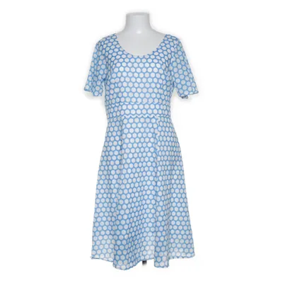 Klänning (Blå, Vit) från Cissi och Selma Acetat, Bomull, Polyester