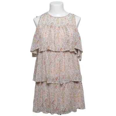 Dress (White, Multicolored) from IAM Polyester