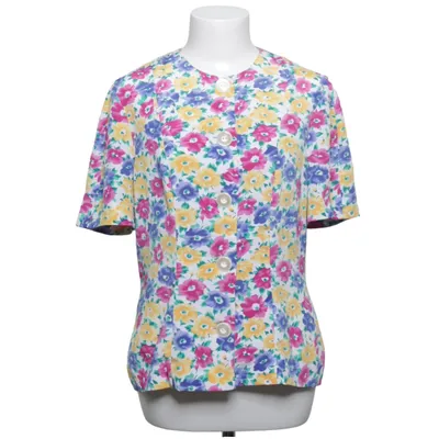 Short sleeve shirt (White, Multicolored) from Leslie Fay Polyester