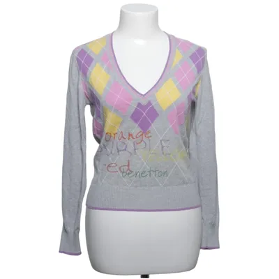 Pullover (Gray, Multicolored) from United Colors of Benetton Cotton