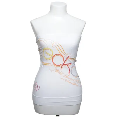 Tubtopp (Vit, Flerfärgad) från Ecko Unltd Bomull, Elastan