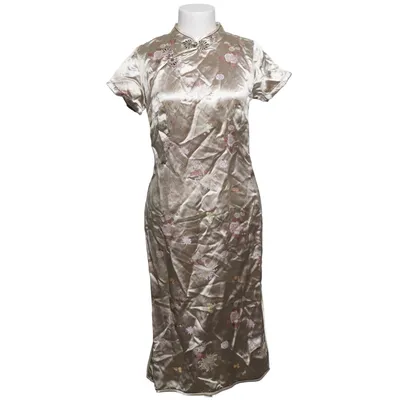 Cheongsam (Beige, Mehrfarbig) von Indiska Polyamid, Viskose