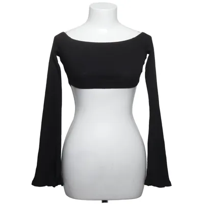 Crop top (Noir) de Hanna Schönberg x NA-KD Coton, Élasthane