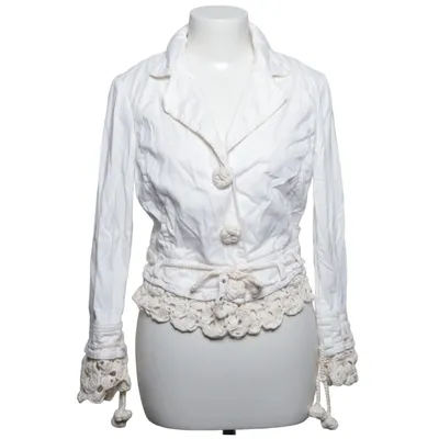 Veste en jean (Blanc) de Roberta Scarpa Coton, Élasthane