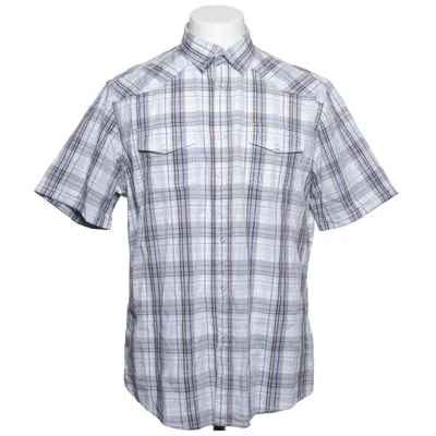 Korte mouwen shirt (Blauw, Wit, Bruin) van Redwood Jeans Katoen