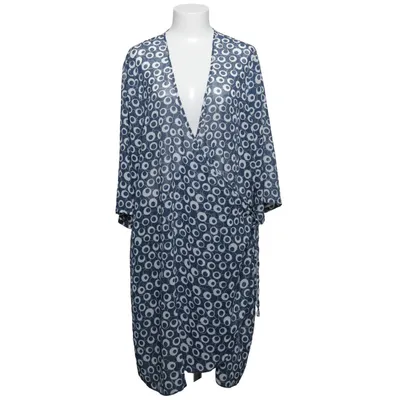 Wrap dress (Blue, White) from Josie Polyester